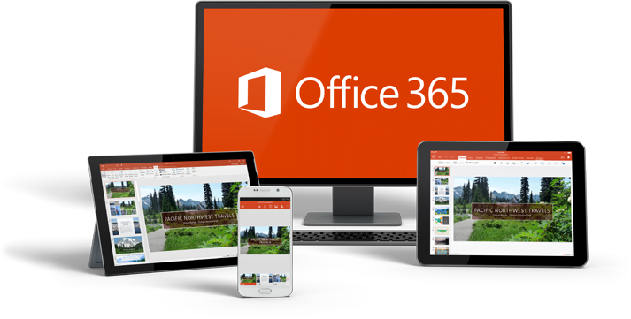 Various devices has office 365